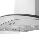 ZLINE 30 in. Convertible Vent Wall Mount Range Hood in Stainless Steel and Glass (KN4-30)