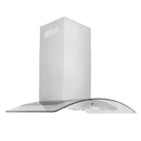 ZLINE 30 in. Convertible Vent Wall Mount Range Hood in Stainless Steel and Glass (KN4-30)