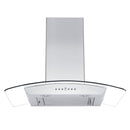ZLINE 30 in. Convertible Vent Wall Mount Range Hood in Stainless Steel and Glass (KZ-30)