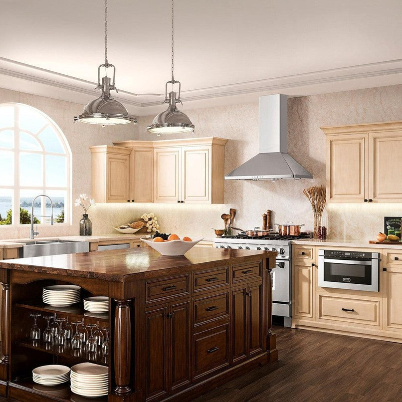 ZLINE 36 in. Convertible Vent Wall Mount Range Hood in Stainless Steel (KF1-36)