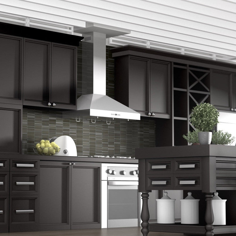 ZLINE 42 in. Convertible Vent Wall Mount Range Hood in Stainless Steel (KL3-42)