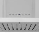 ZLINE 42 in. CrownSound™ Ducted Vent Wall Mount Range Hood in Stainless Steel with Built-in Bluetooth Speakers (KL2CRN-BT-42)