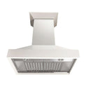 ZLINE 48 in. Ducted Wooden Wall Mount Range Hood in Cottage White (KBTT-48)