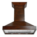 ZLINE 36 in. Convertible Vent Wooden Wall Mount Range Hood in Walnut (KBRR-36)