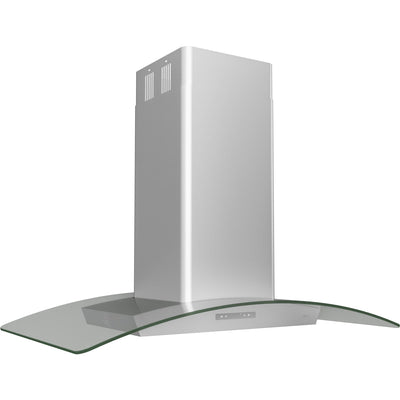 Milano 200 - 700 CFM 42 Inch Wide Island Range Hood with LumiLight LED Lighting - image 1